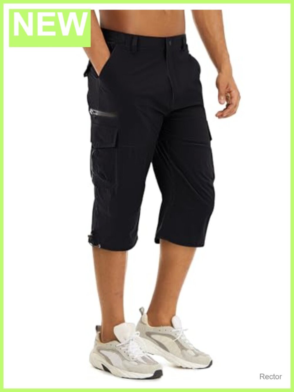 Men's Cargo Hiking Shorts Quick Dry Waterproof 7 Pockets